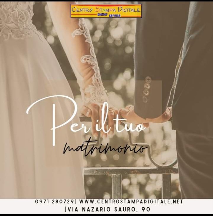 cs_digitale's tweet image. 𝐂𝐞𝐧𝐭𝐫𝐨 𝐒𝐭𝐚𝐦𝐩𝐚 𝐃𝐢𝐠𝐢𝐭𝐚𝐥𝐞 𝐏𝐨𝐭𝐞𝐧𝐳𝐚 ti accompagna anche nel tuo giorno speciale! 
Affidati ai nostri professionisti e con un tocco unico personalizza le 𝐩𝐚𝐫𝐭𝐞𝐜𝐢𝐩𝐚𝐳𝐢𝐨𝐧𝐢, 𝐥𝐢𝐛𝐫𝐞𝐭𝐭𝐢, 𝐭𝐚𝐛𝐥𝐞𝐚𝐮, 𝐬𝐞𝐠𝐧𝐚𝐩𝐨𝐬𝐭𝐢 𝐞𝐭𝐜 ...