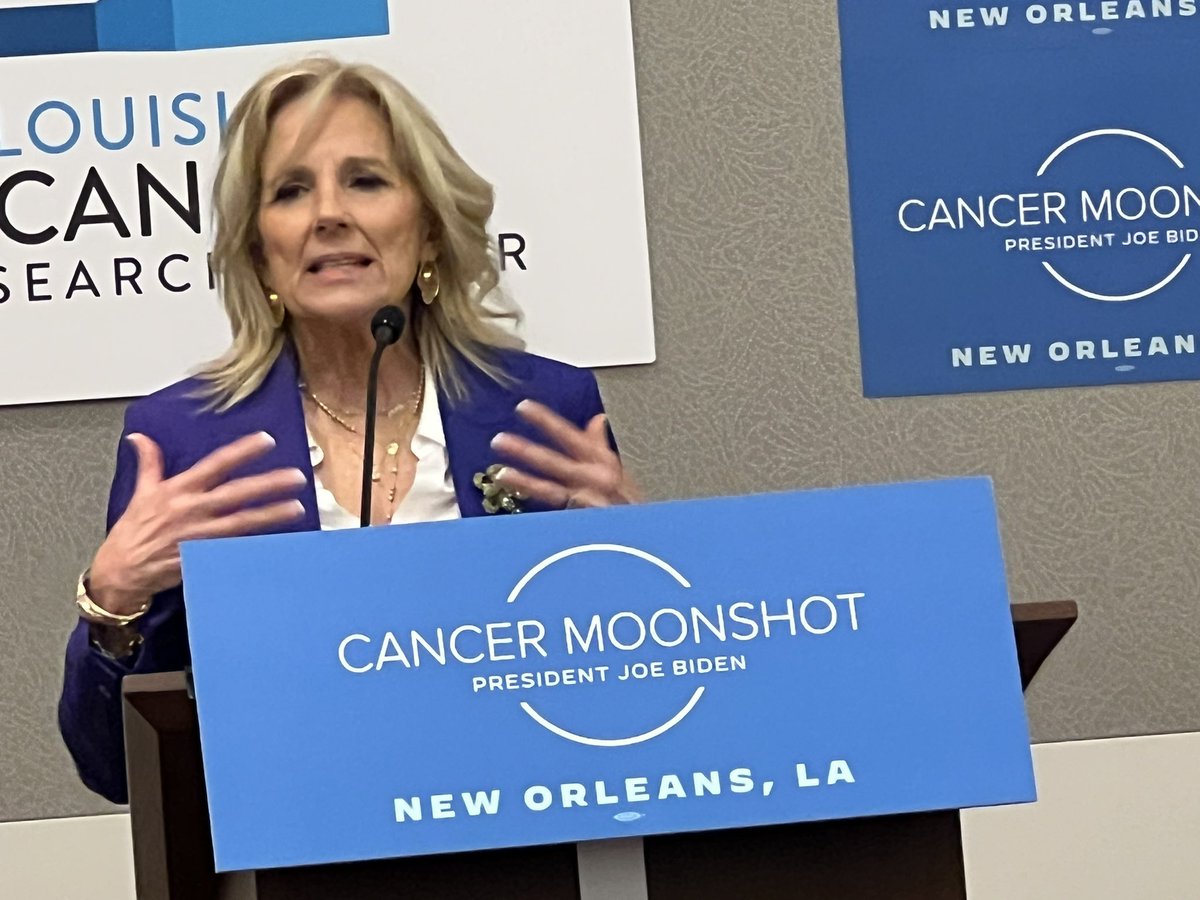 LSUHealthNO's tweet image. .@LSUHealthNO leaders and cancer researchers welcome @DrBiden and @SenBillCassidy to learn about our research and programs to #EndCancerAsWeKnowIt #CancerMoonshot