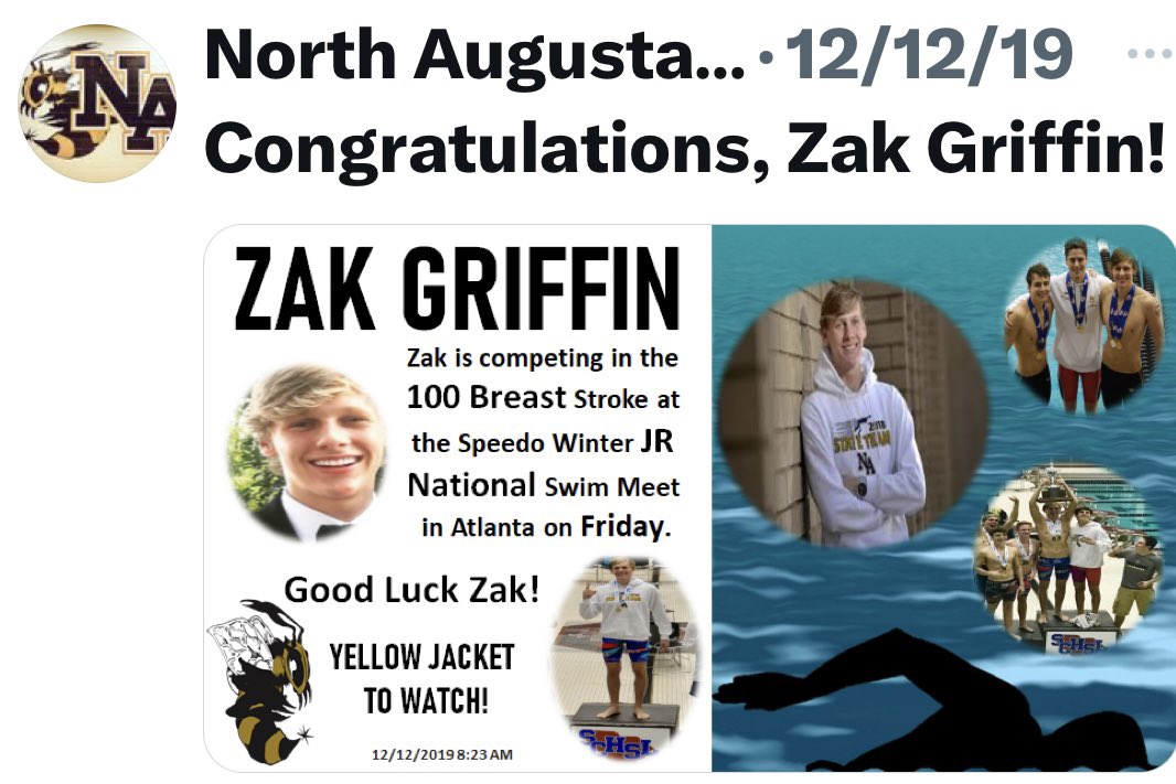 TracyhvFun's tweet photo. JUNIOR NATIONALS… again! #ZakAttack #USASwimming @USASwimming https://t.co/OLIrbICSxQ