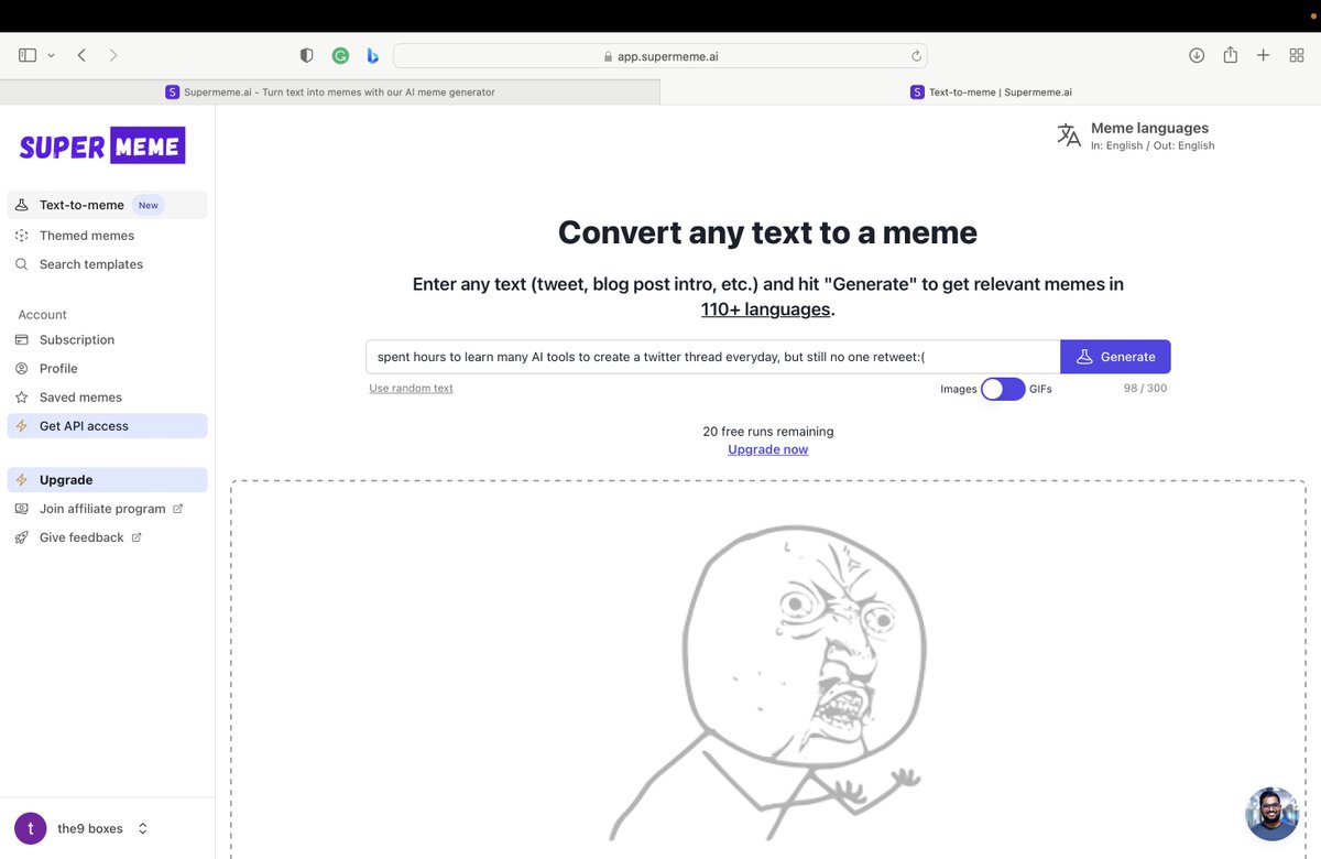 Create something with AI, today. tweet media