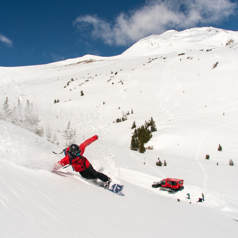 LovelandSkiArea's tweet photo. Our NEW Snowcat Tours offer a backcountry ski experience unlike any other with 580 acres of open bowl and tree skiing! Space is limited - Book today!