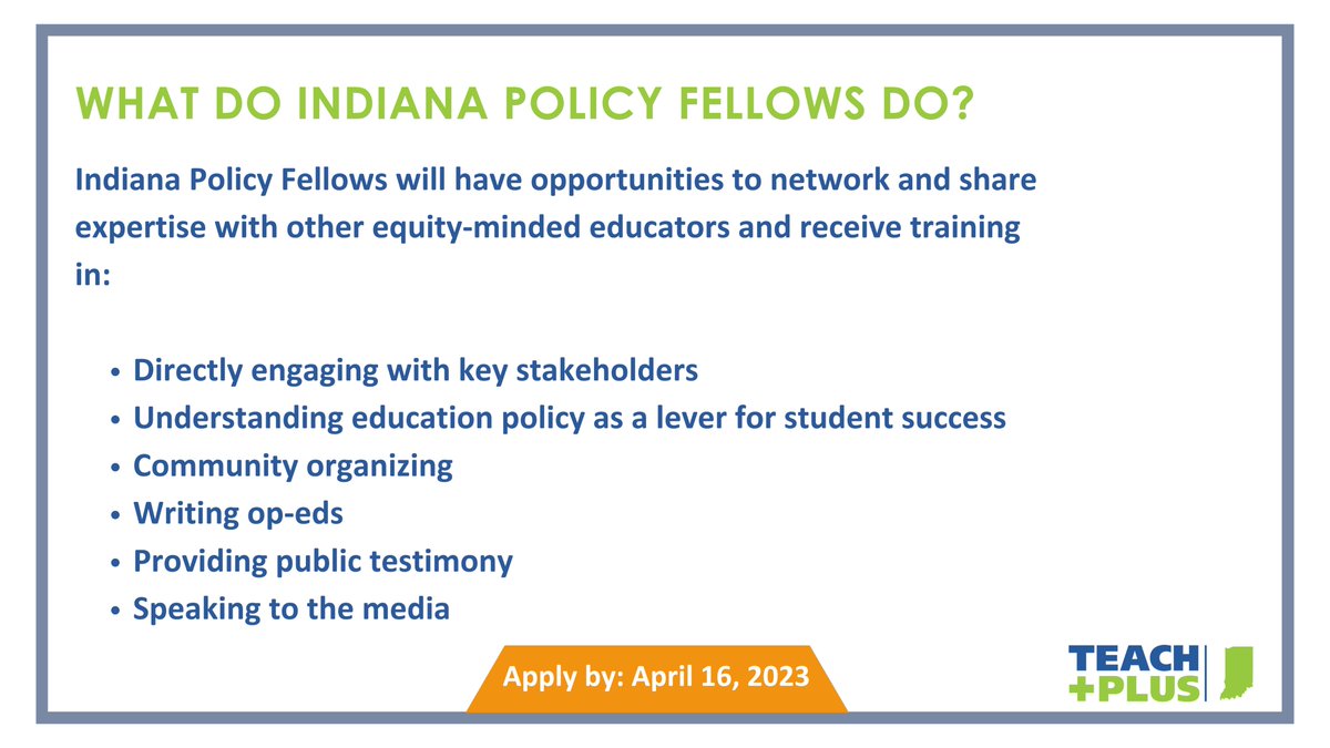 Teach Plus IN tweet media