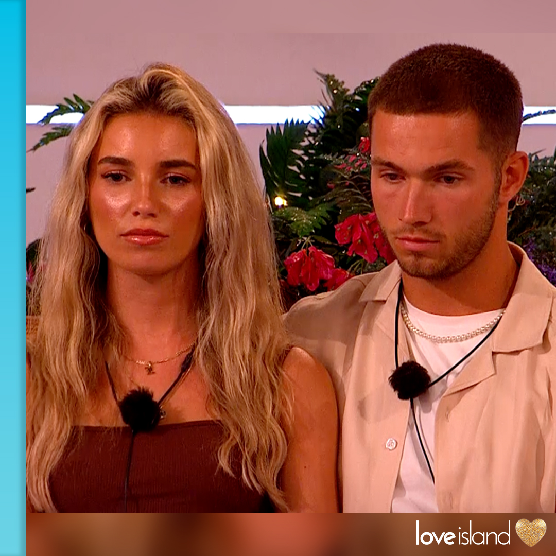 LoveIsland's tweet photo. The Islanders had their say, here are the couples at risk of being dumped #LoveIsland https://t.co/9VjjhUifAO