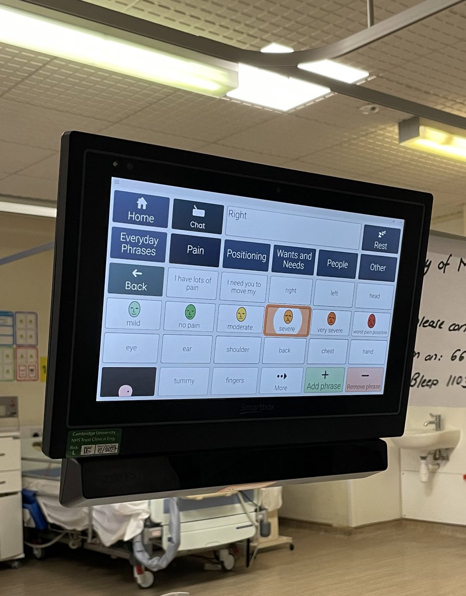 Jemma Ashton (@physiojem) on Twitter photo First experience of a patient using high-tech AAC on the Stroke Unit today! She can now easily let the staff know when she’s uncomfortable and how they can help! <a href="/IsabellaRailton/">Isabella Railton</a> #MDTworking #StrokeRehab First experience of a patient using high-tech AAC on the Stroke Unit today! She can now easily let the staff know when she’s uncomfortable and how they can help! <a href="/IsabellaRailton/">Isabella Railton</a> #MDTworking #StrokeRehab