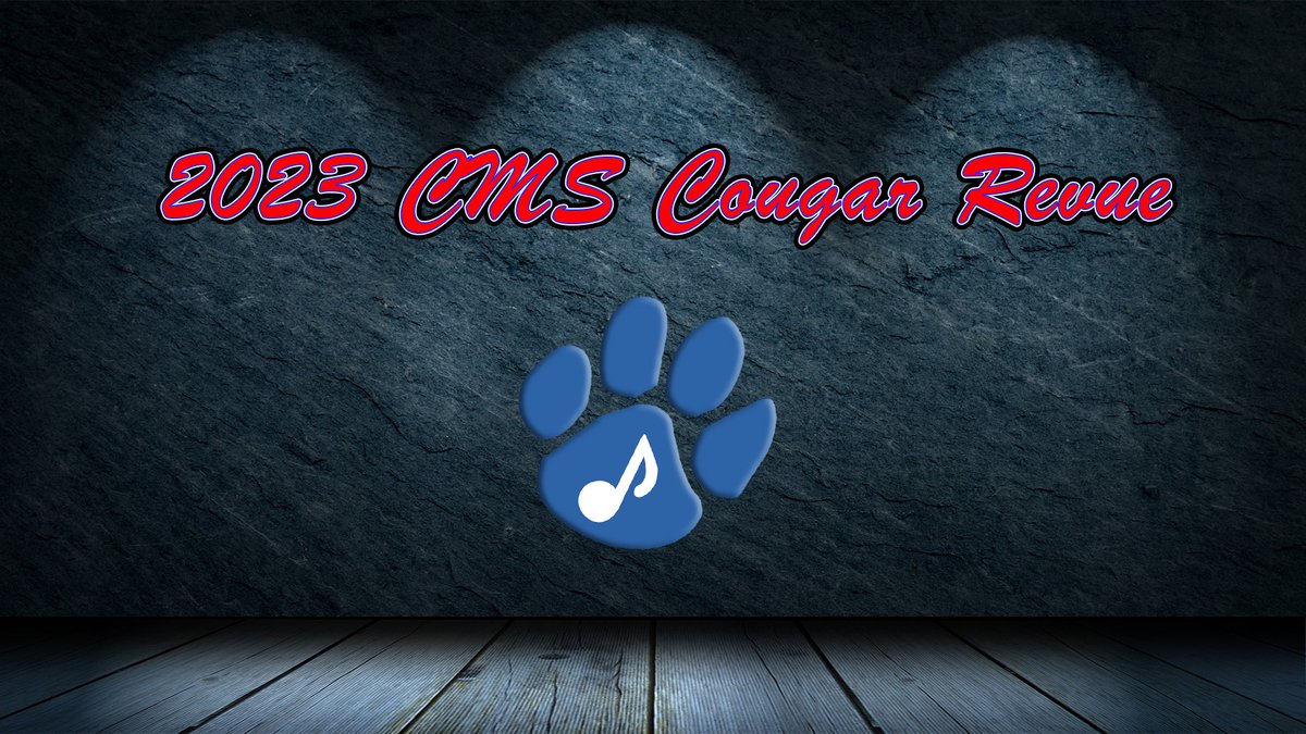 cms_cougar's tweet photo. The 2023 Cougar Revue is now up and streaming! Enjoy and Congrats to the students featured in this year's performance!
#CMSCougarPride 

https://t.co/U2FmNkp0AX https://t.co/ZC9iVi1YVK