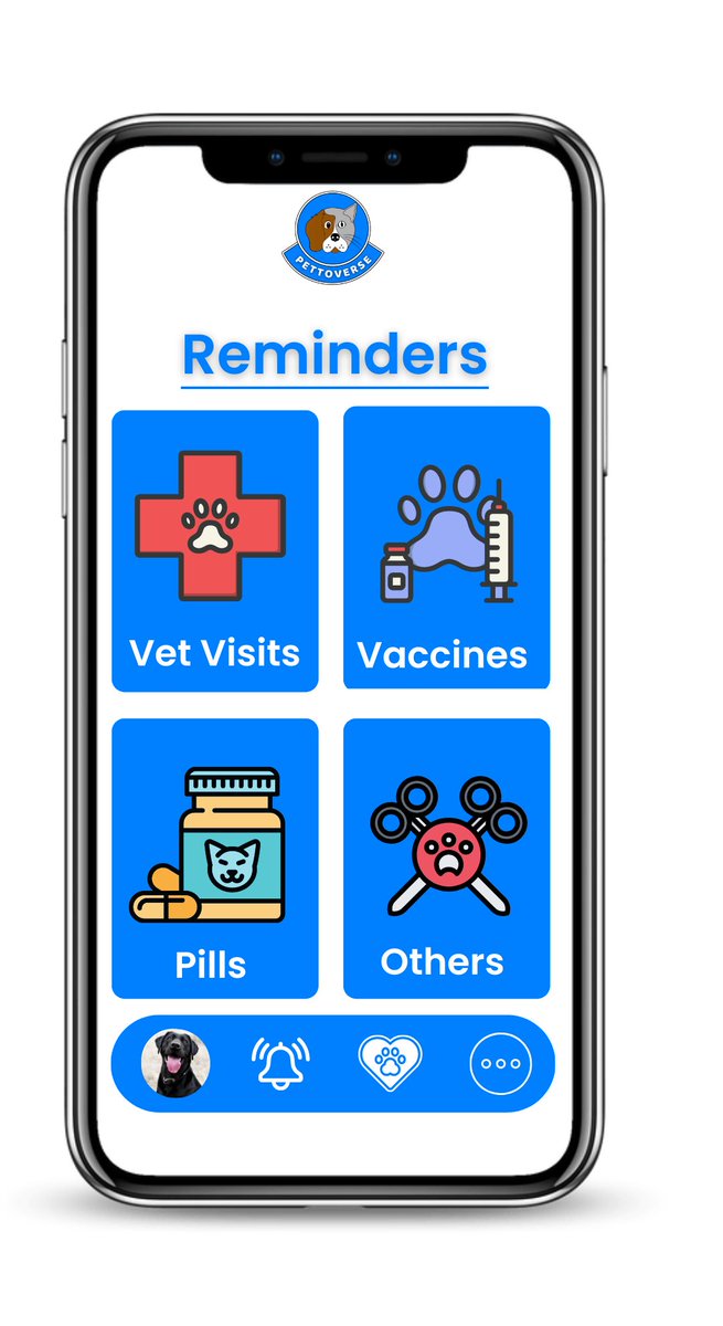 PetVitals's tweet image. Our goal is to simplify things. So, reminders will only have:
A) vet visits
B) vaccines
C) pills 
D) others - you can customize the reminder 

#buildinpublic #forpets #petlovers 
#ilovepets