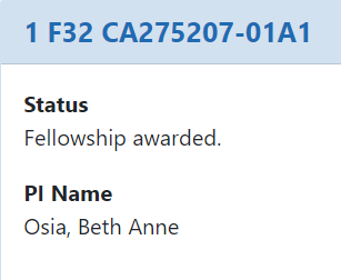 Seeing is believing!🤩 Just received the Notice of Award from NCI for my F32 proposal! Very excited to continue studying Rad52 synthetic lethal interactions with @jstarklab at @cityofhopeedu 🥳