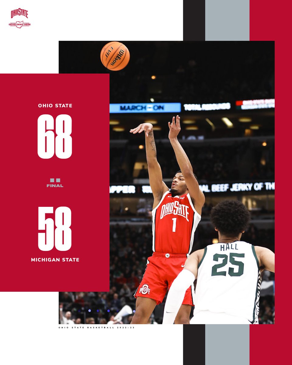 OhioStateHoops's tweet photo. THE OHIO STATE BASKETBALL TEAM IS MOVING ON!
#TEAM124 | #GOBUCKS https://t.co/L1nEiWKAN0