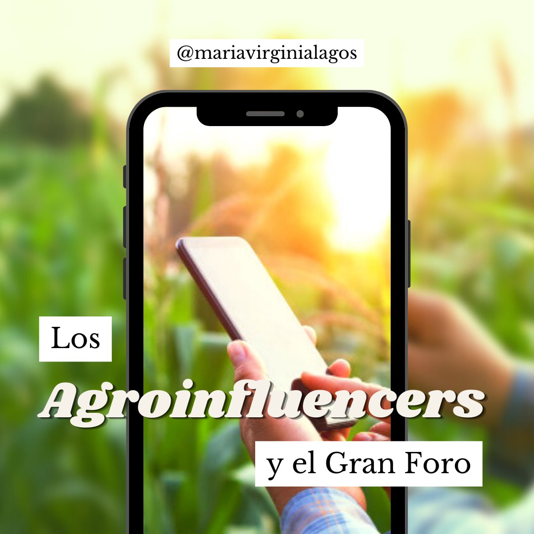 Estuve escribiendo sobre #Agroinfluencers, oportunidades de comunicación y Redes Sociales 💬

Si gustan, pasen y vean 👉🏼mavirginialagos.wixsite.com/mavirginialago…

(Está discusión hasta me hizo abrir un blog <a href="/rojasjavier/">Javier Rojas Panelo</a> 😂)