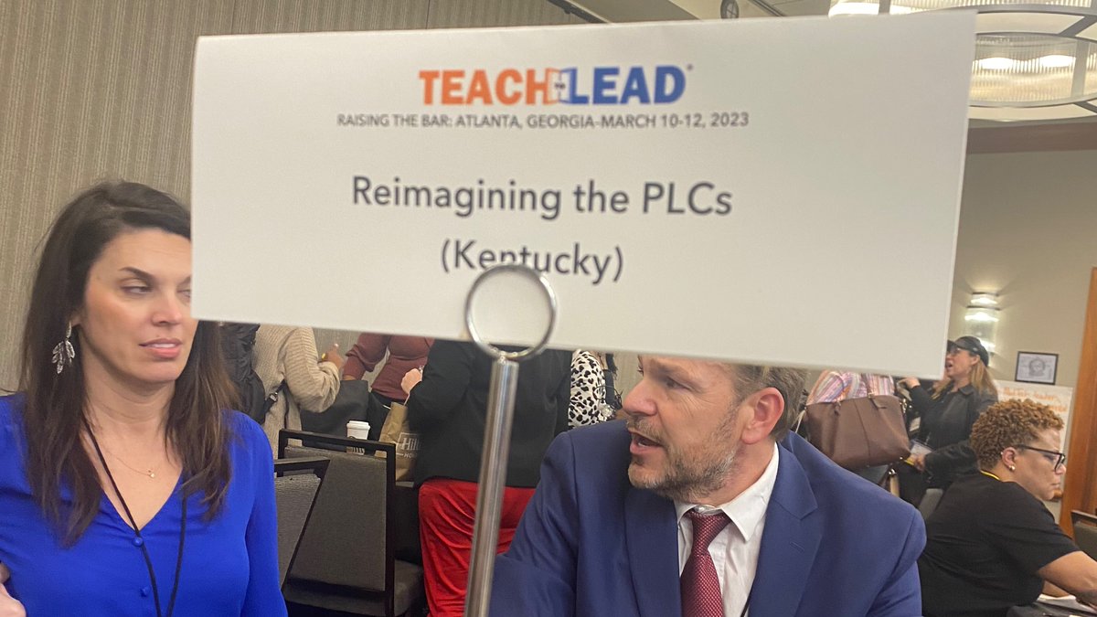 A great first day of @TeachtoLead with @KyCharge @usedgov discussing & developing our proposal on Reimagining the PLC. Thankful for the leadership of @DrJWEvansJr @king_wendym @Bumgardner_KL for providing us a platform to share our ideas for improving KY education.