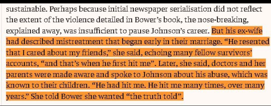 StopToryEcocide's tweet image. Why isn't the entirety of UK media demanding the BBC #SackFionaBruce after her vile comment in defence of spousal abuser Stanley Johnson?

And I'm pretty sure using the words of his 'friends' rather than Charlotte's own words⬇️ can't be classed as meeting their impartiality rules