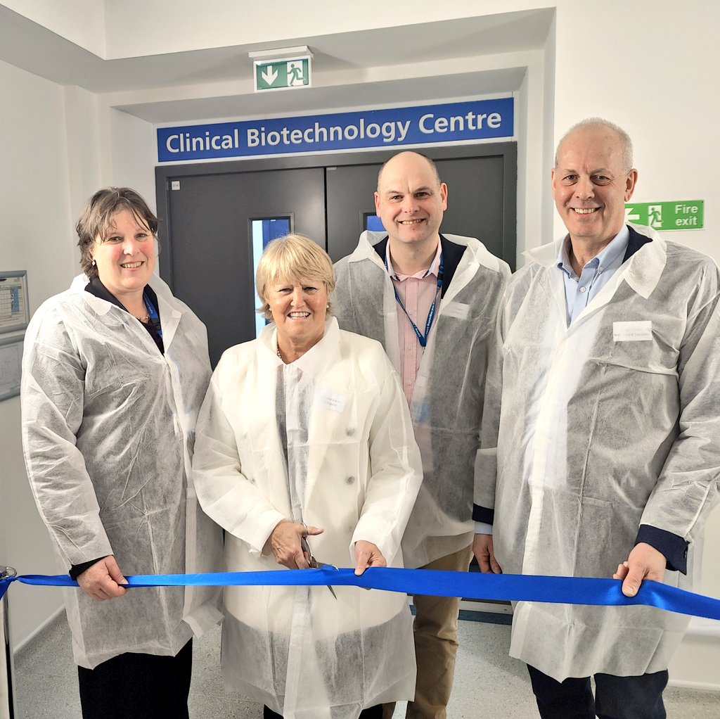 Thank you to Nitya Raghava, the first patient to receive CAR-T therapy for Acute Lymphoblastic Leukaemia, who joined us today to open the new CBC (<a href="/NHSBT/">NHS Blood+Transplant</a> <a href="/CSOSue/">Professor Dame Sue Hill</a>, <a href="/gailmiflin/">Dr Gail Miflin</a> <a href="/wendyclar/">Wendy C</a>)