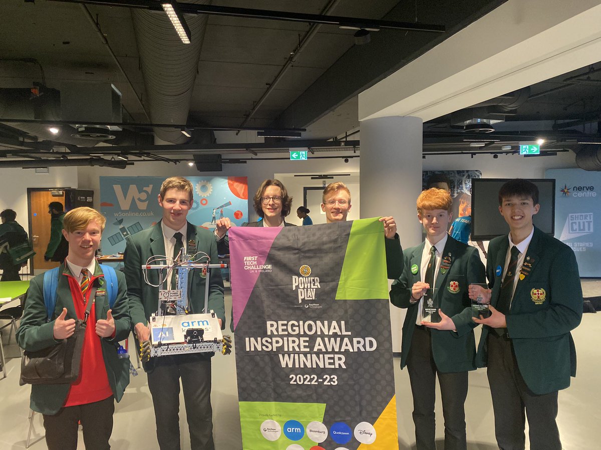 fslict's tweet image. Massive congrats  to our @FSLnews robotics team who are now Northern Ireland First Tech Challenge robotics champions at the @FTC_UK competition @W5Education. The team will now compete at the UK finals hosted at the University of Cambridge in June. #morethanrobots