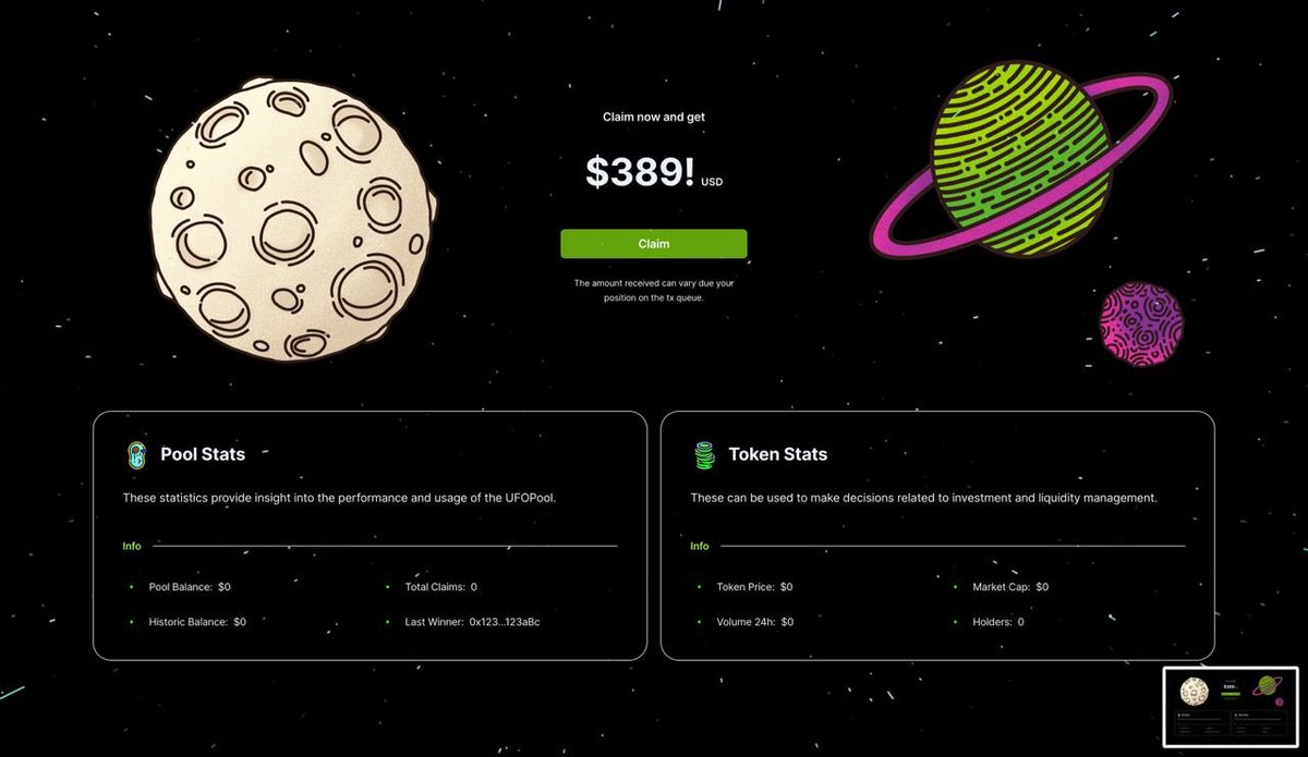 This is how the dapp is looking now guys, it's sick🔥😎

Working 24/7 for Kush Aliens👽

#KushAlienz #Gem #Arbitrum #Doge #Shiba #Alien