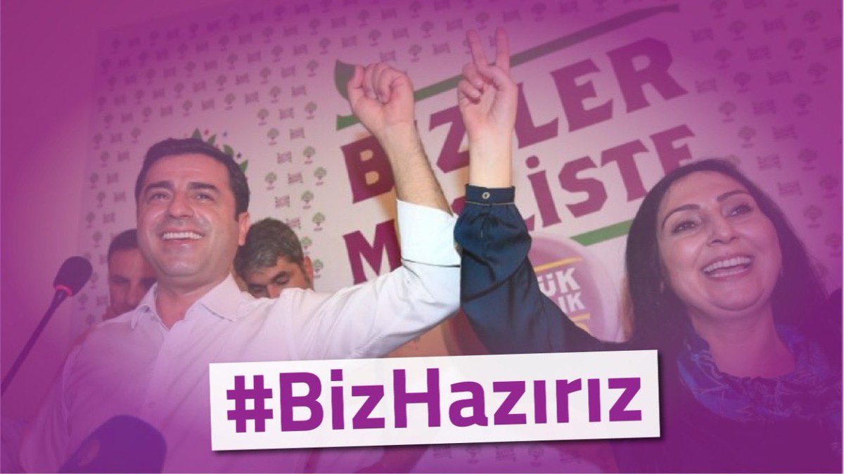 Çunku biz halkız biz güçlüyüz biz haklıyız 
#BizHazırız 
#HDP 
#hdphalktır