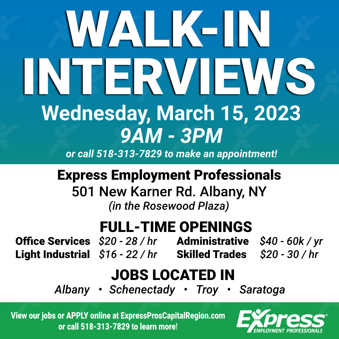 Express Employment Professionals - Albany, NY tweet media