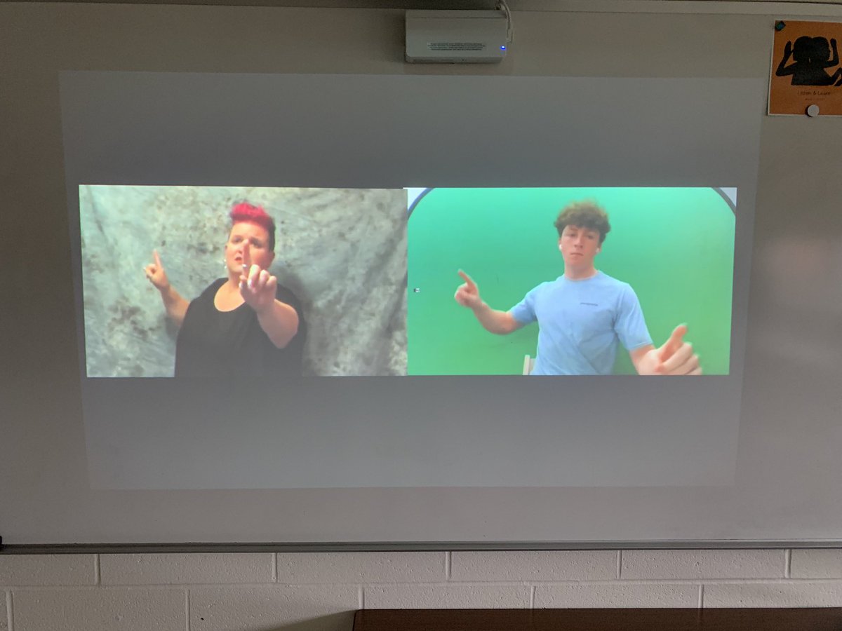 CincyASLJess's tweet photo. Wrapped up ASL3 expressive projects. Great work‼️Will be sharing all presentations with all levels next week. #whyWEsign #whyisign @KnicolASL @FelWaldock @AMyerTeach @ASLMMCOR @FirebirdTweets https://t.co/3cY8fQGxLu