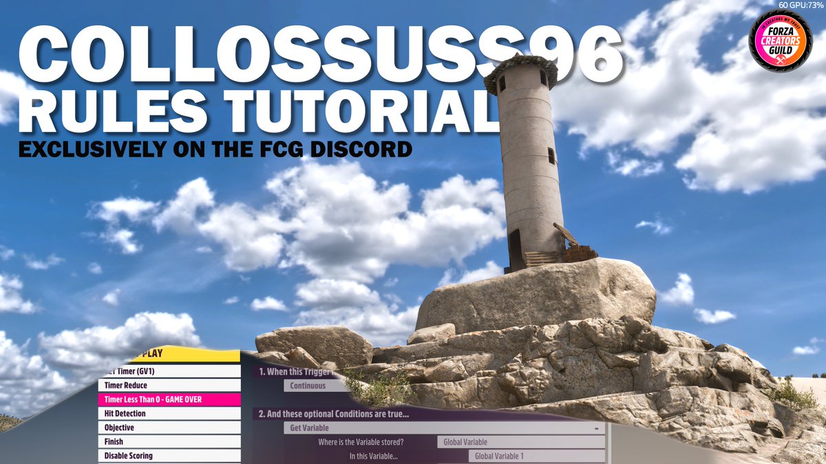 Want to learn how to use basic rules in EventLab?
Exclusive livestream with Collossuss96 on our discord at 19:30GMT
JOIN LINK discord.com/events/1033743…
_
#forza #forzahorizon5 #fh5 #eventlab