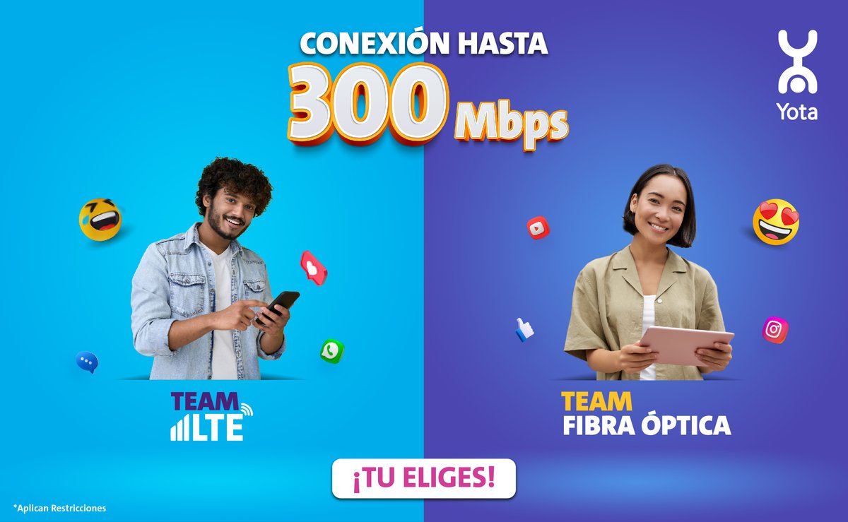 yota_nic's tweet photo. El Internet que necesitas, 🚀 velocidades de hasta 300 Mbps, conéctate desde $30.00.🏠🔥 ¡Descubre el plan que se adapta a tus necesidades!
👏😎 

Yota Internet ¡ES MOMENTO DE CAMBIAR! https://t.co/rp8of6g3KJ