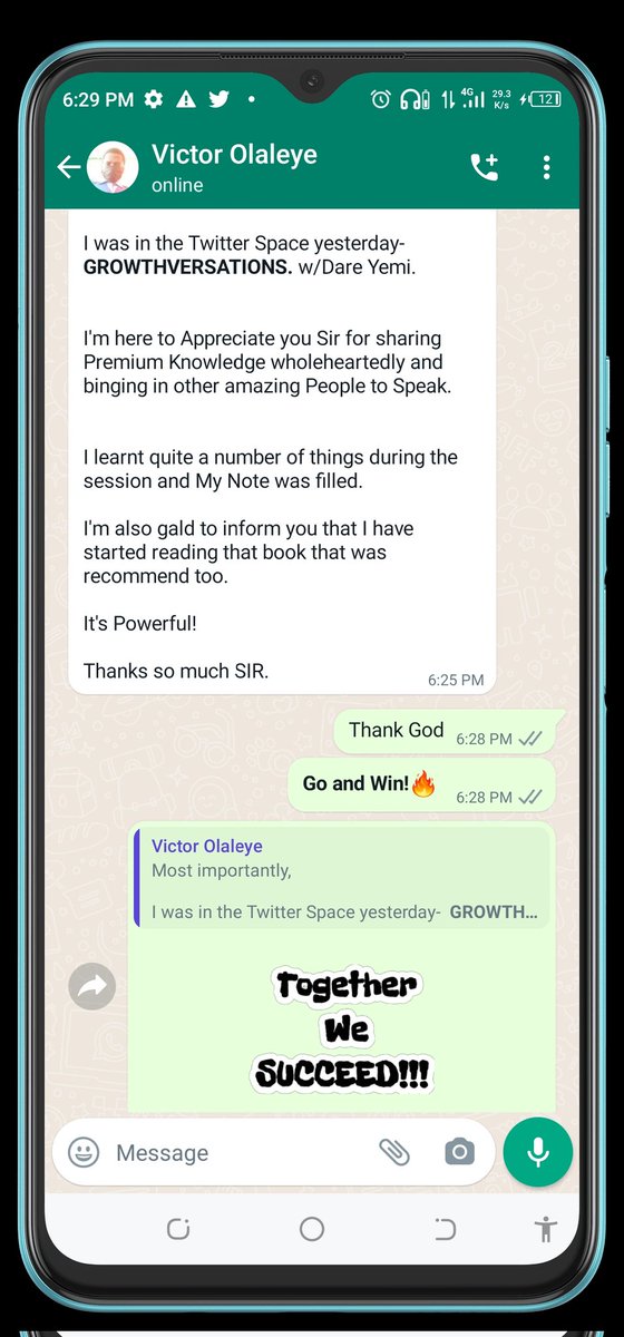 charactercoach_'s tweet photo. #GrowthVersations
Thank God.
Keep Winning ๐ @victorolaleye_ https://t.co/jgOpejPhAG