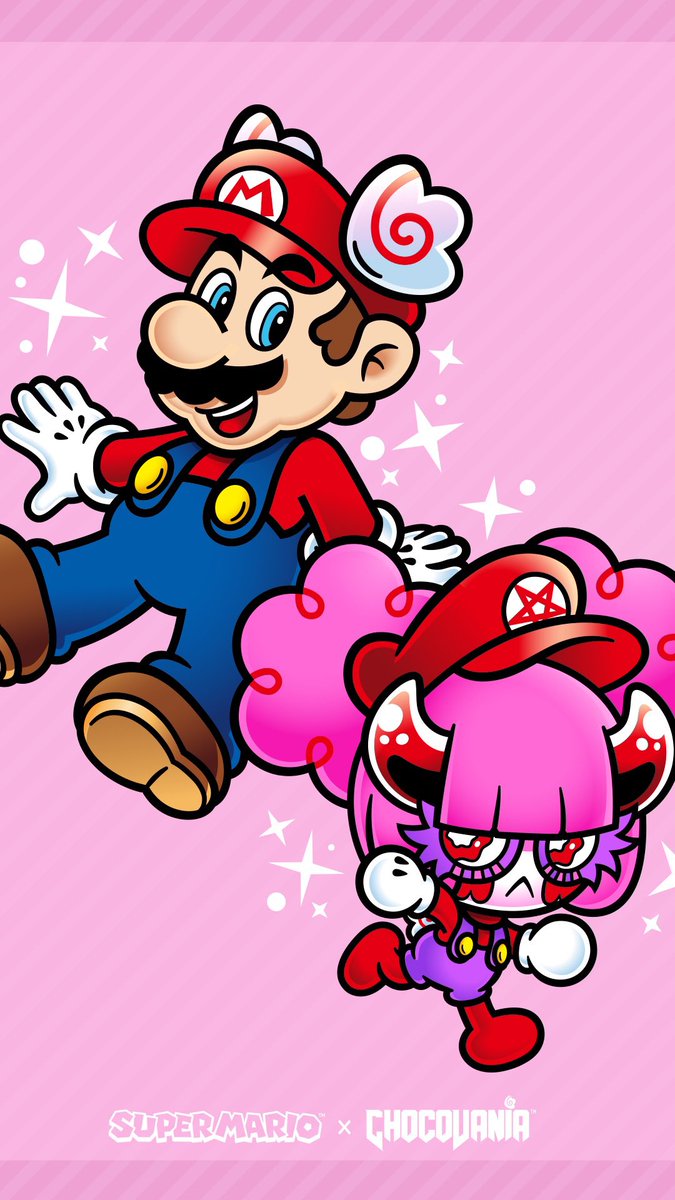 マリオ 「I love Mario ;w;#MAR10Day 」|𖤐chocoVania𖤐のイラスト