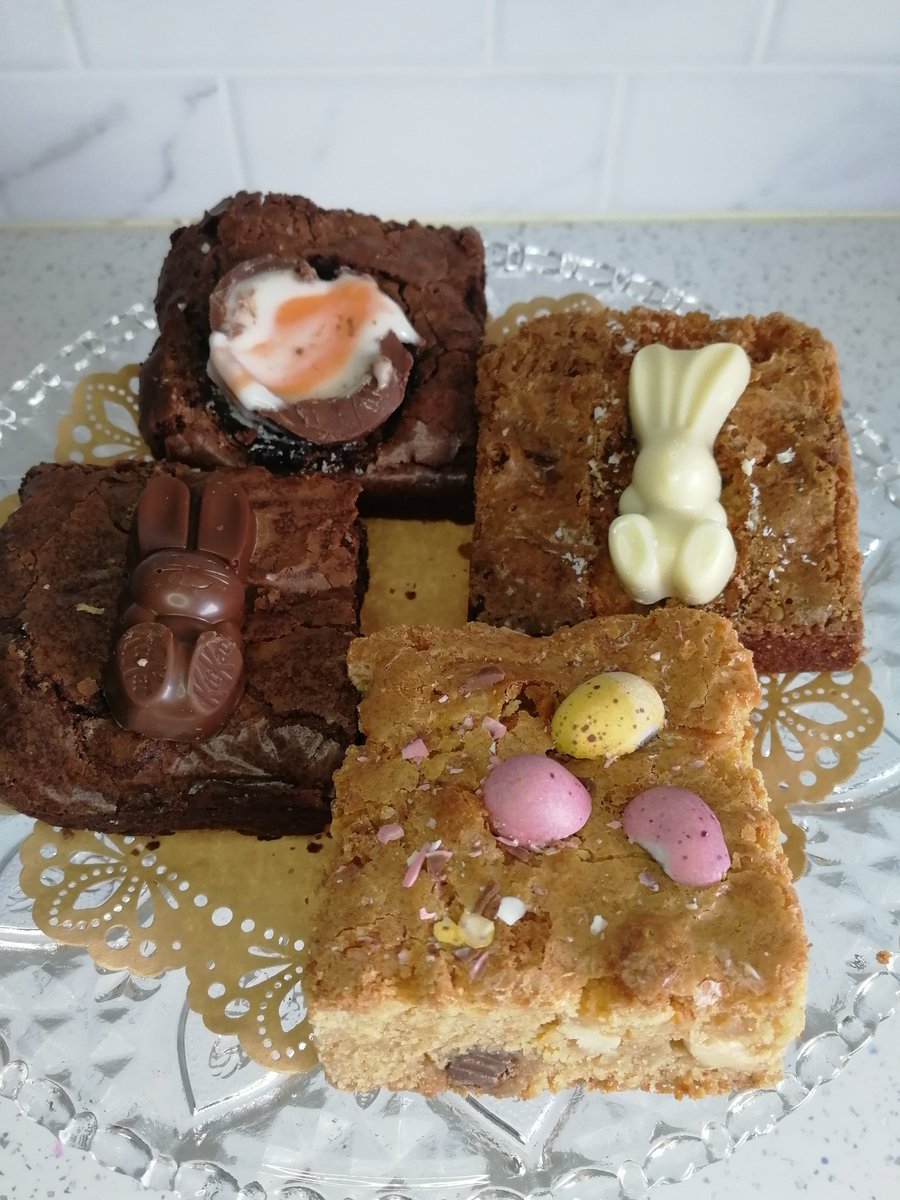 There might still be a little snow on the ground outside but we are bringing some Easter brownie/blondie goodies along to our stall tomorrow at Blaby Bazaar. Come and grab yours 9-1 or until the sell out! 
#joejoesbakes #leicester #leicestershire #localevent