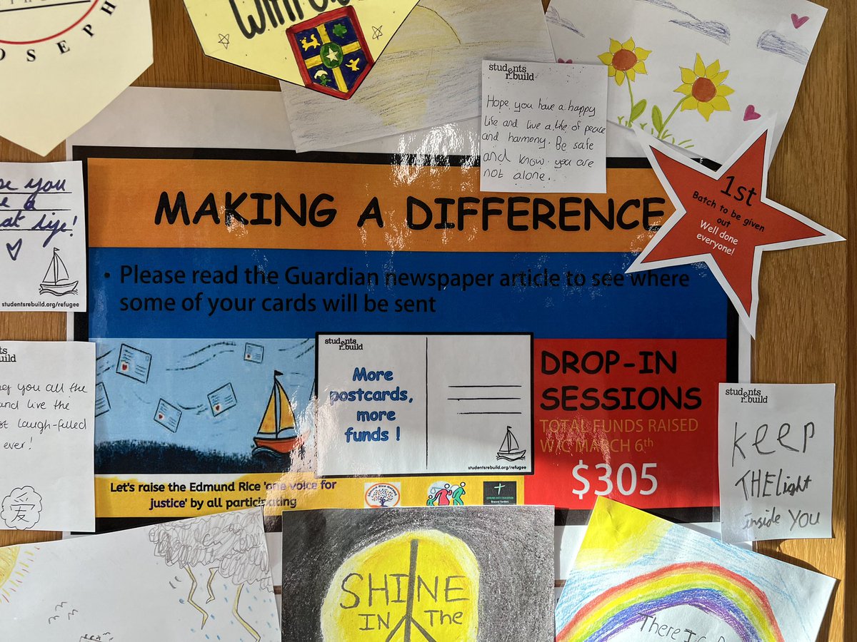 Edmund Rice England (@edmundrice_eng) on Twitter photo So pleased that students <a href="/stjosephsstoke/">St Joseph's College</a> have today sent their <a href="/studentsrebuild/">Students Rebuild</a> postcards to <a href="/shareknowsley/">SHARe Knowsley</a> sending messages of support and welcome to those seeking refuge. So needed at this time. #Compassionforthoseinneed <a href="/AsylumLink/">Ewan James Roberts</a> <a href="/_erebb/">Edmund Rice Education Beyond Borders</a> <a href="/edmundriceintl/">Edmund Rice Intl</a> So pleased that students <a href="/stjosephsstoke/">St Joseph's College</a> have today sent their <a href="/studentsrebuild/">Students Rebuild</a> postcards to <a href="/shareknowsley/">SHARe Knowsley</a> sending messages of support and welcome to those seeking refuge. So needed at this time. #Compassionforthoseinneed <a href="/AsylumLink/">Ewan James Roberts</a> <a href="/_erebb/">Edmund Rice Education Beyond Borders</a> <a href="/edmundriceintl/">Edmund Rice Intl</a>