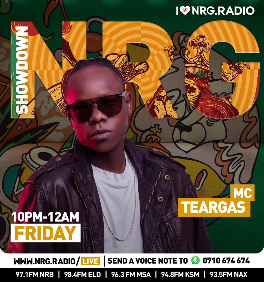 10pm we grind again #TeargasOnNRG <a href="/nrgradiokenya/">NRG Radio Kenya</a> standby‼️