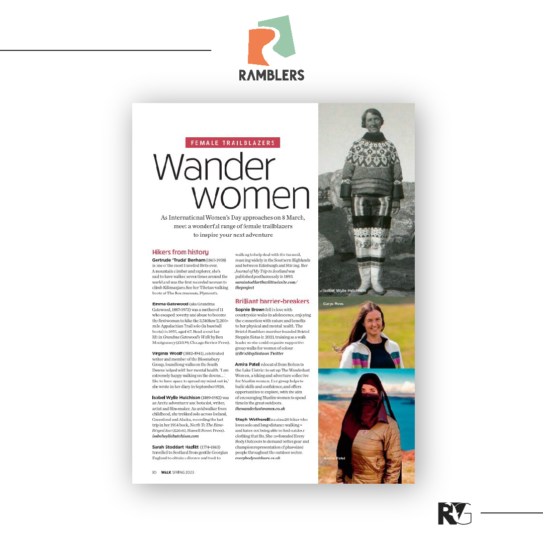 The River Group (@rivergroupltd) on Twitter photo New spring issue of <a href="/RamblersGB/">RamblersGB</a> Walk magazine is out now! Produced in collaboration with our team at <a href="/rivergroupltd/">The River Group</a>, including stories of women throughout history breaking barriers. Talk to Nicki about how we can help you β‘οΈ nmurphy@therivergroup.co.uk
#ramblersgb #contentagency New spring issue of <a href="/RamblersGB/">RamblersGB</a> Walk magazine is out now! Produced in collaboration with our team at <a href="/rivergroupltd/">The River Group</a>, including stories of women throughout history breaking barriers. Talk to Nicki about how we can help you β‘οΈ nmurphy@therivergroup.co.uk
#ramblersgb #contentagency