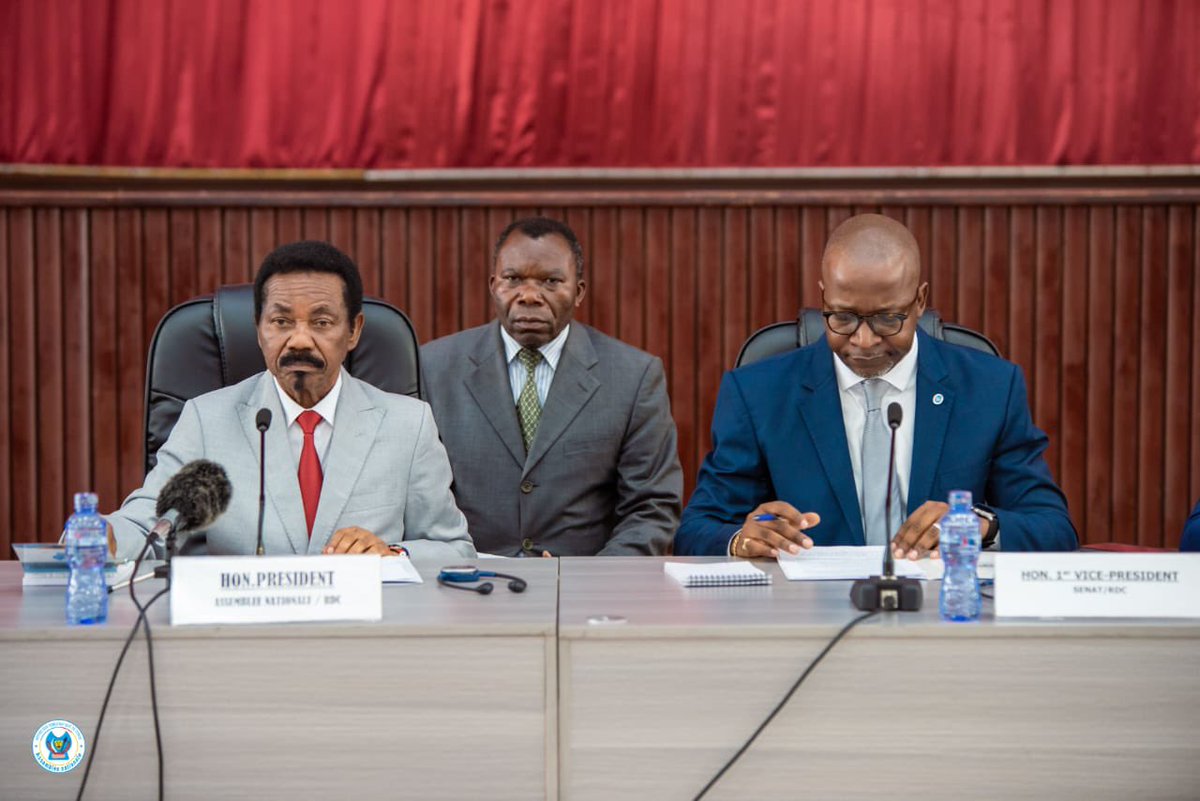 KanyindaPat's tweet photo. L’hon. pdt @CMbosoNkodia à la délégation du Conseil d sécurité de 🇺🇳:

1. L’ONU a des preuves irréfutables de l’agression rwandaise. Le peuple congolais attend de vs des sanctions à son encontre. 
2. Si vs ne ns soutenez pas, coe l’Ukraine, ns serons obligés d’aller voir ailleurs https://t.co/9oeg7kN8qn