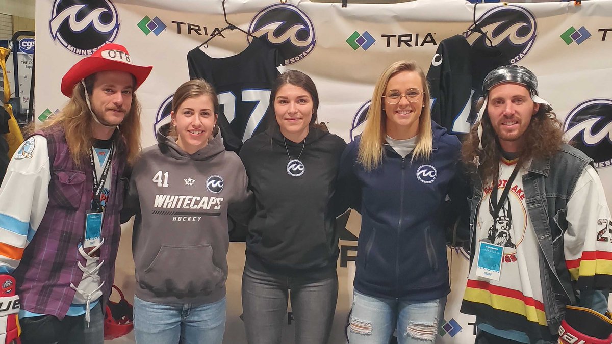 Minnesota Whitecaps (@whitecapshockey) on Twitter photo Thanks <a href="/onthebenchcrew/">On The Bench</a> for stopping by and saying hi at the <a href="/LetsPlay_Hockey/">Let's Play Hockey</a> Expo in St. Paul!
The Caps will be there all day today and tomorrow morning for autograph sessions so makes sure to swing by our booth at the expo! Thanks <a href="/onthebenchcrew/">On The Bench</a> for stopping by and saying hi at the <a href="/LetsPlay_Hockey/">Let's Play Hockey</a> Expo in St. Paul!
The Caps will be there all day today and tomorrow morning for autograph sessions so makes sure to swing by our booth at the expo!