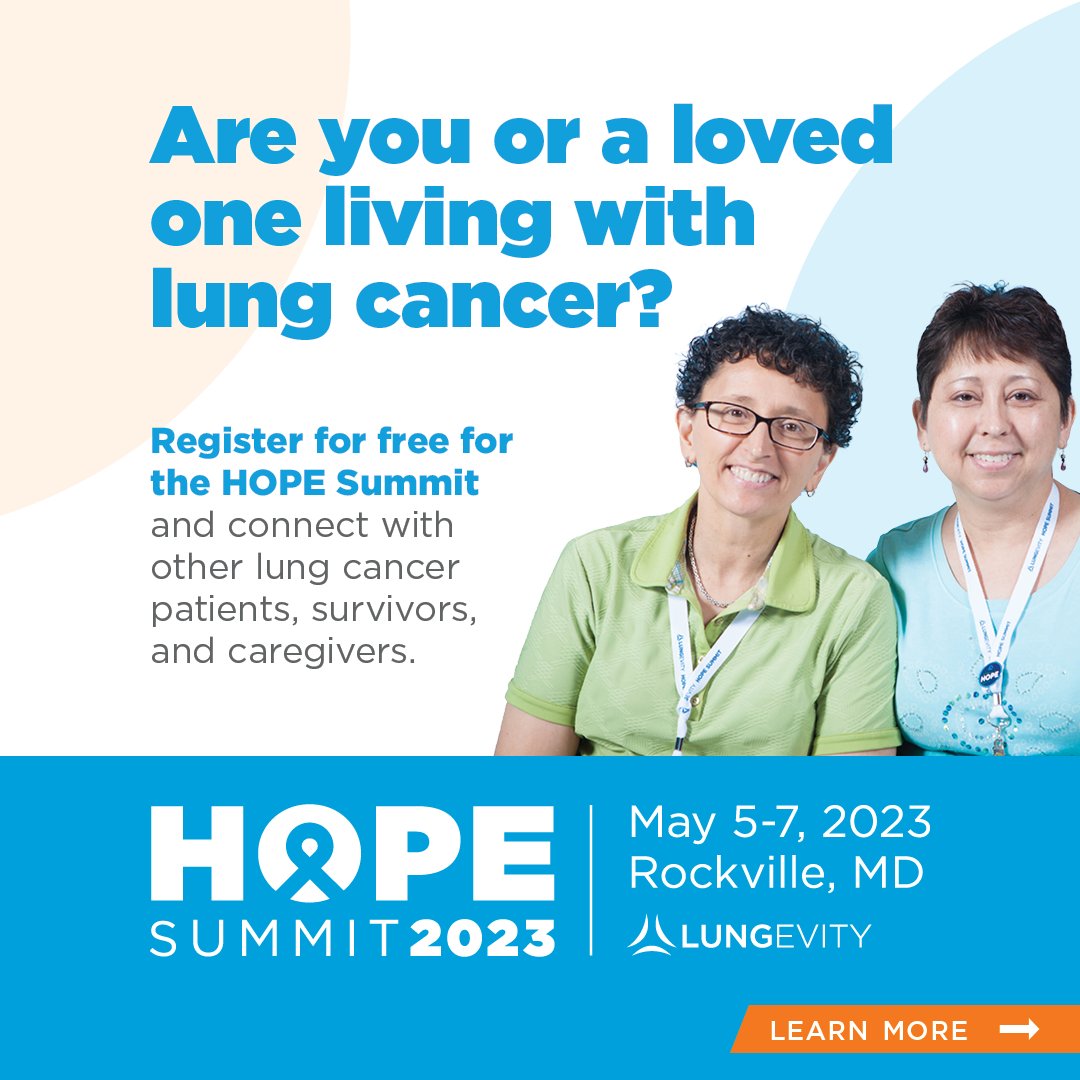 LUNGevity Foundation on Twitter "The HOPE Summit, a conference on