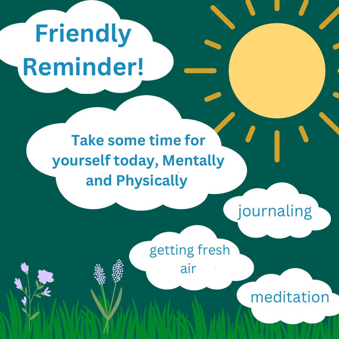 VanIslandHRC's tweet photo. At VIHRC we wanted to remind you to take some time for yourself today, even if just for 5 minutes, to reflect or just to be still.

#SelfCare #TakeCare #Meditate #FreshAir #Journal 
#NonProfit #SocialCause #Change #VIHRC #Victoria #YYJ https://t.co/4qINlzwra0