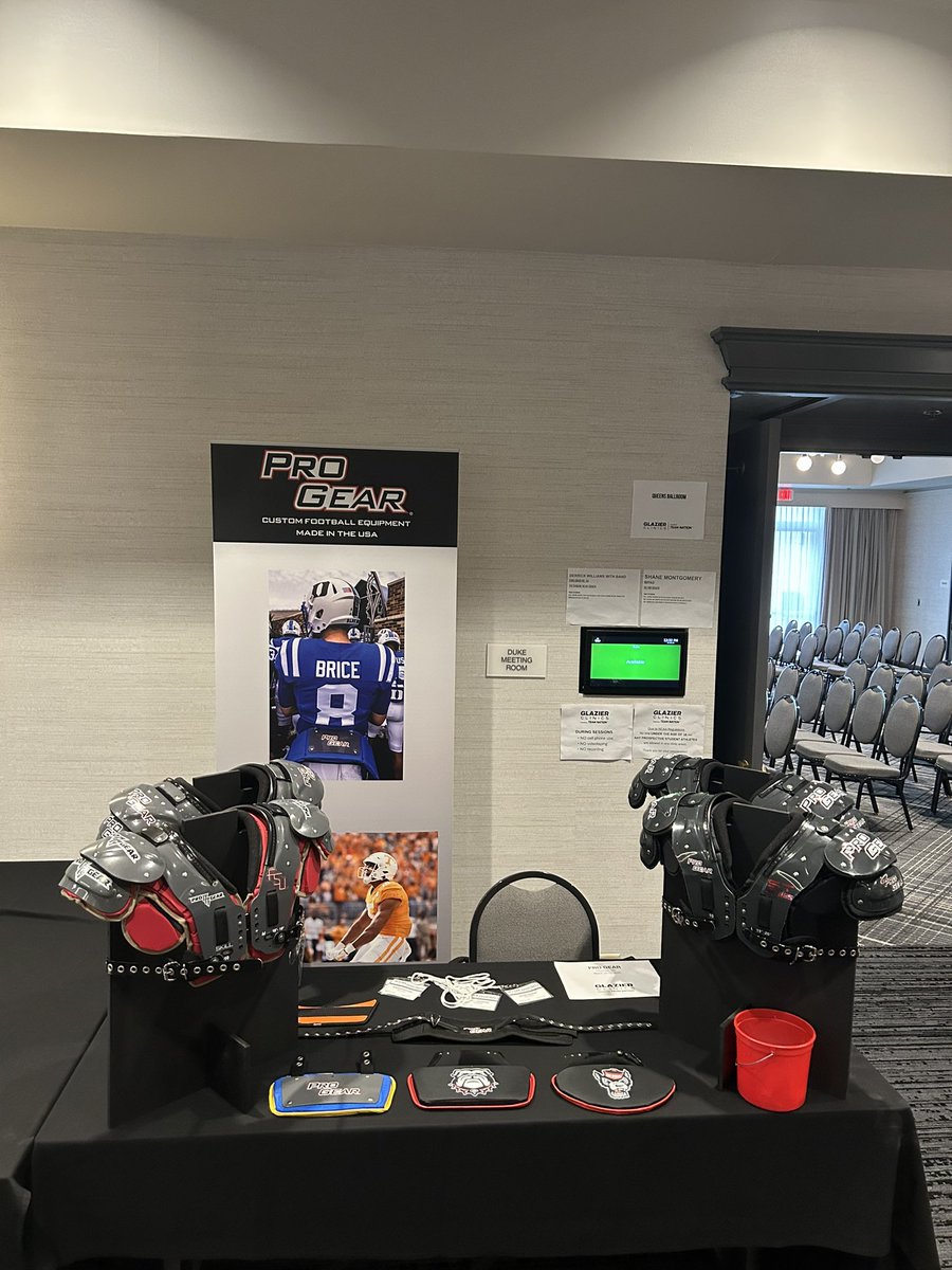 Come by and visit us @Pro_GearSports at the @GlazierClinics in Charlotte. #playerprotection