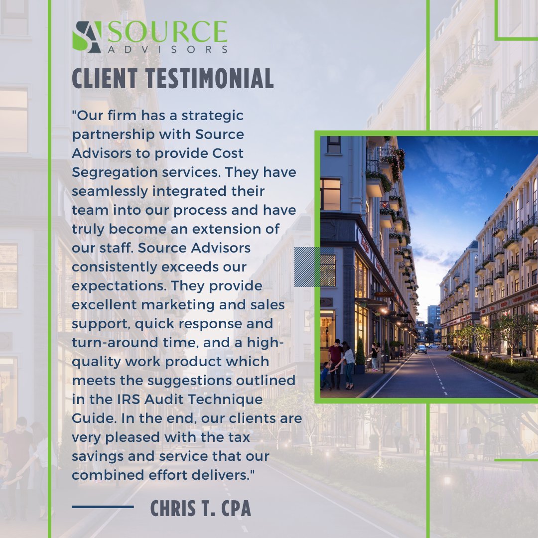 source_advisors's tweet photo. Hot off the press ⚡️💪🏻

Here at Source Advisors we are committed to offering our strategic partners and CPAs market-leading value to clients. 

#sourceadvisors #commercialrealestate #cretaxes #taxseason2023 #costsegregation #costseg #depreciation https://t.co/WzjDvyqgW6