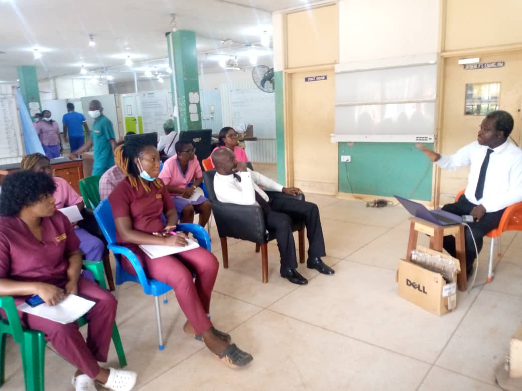 a2_augustineik's tweet photo. Had a training session on TRIAGE, for our wonderful nurses at the Emergency Medicine department UNTH, ENUGU, Nigeria.
Continuous training is key to effective patient care at the Emergency department.
#Triage
#Training 
#healthcare
#emergencymedicine 
# https://t.co/IyUxgPWviC