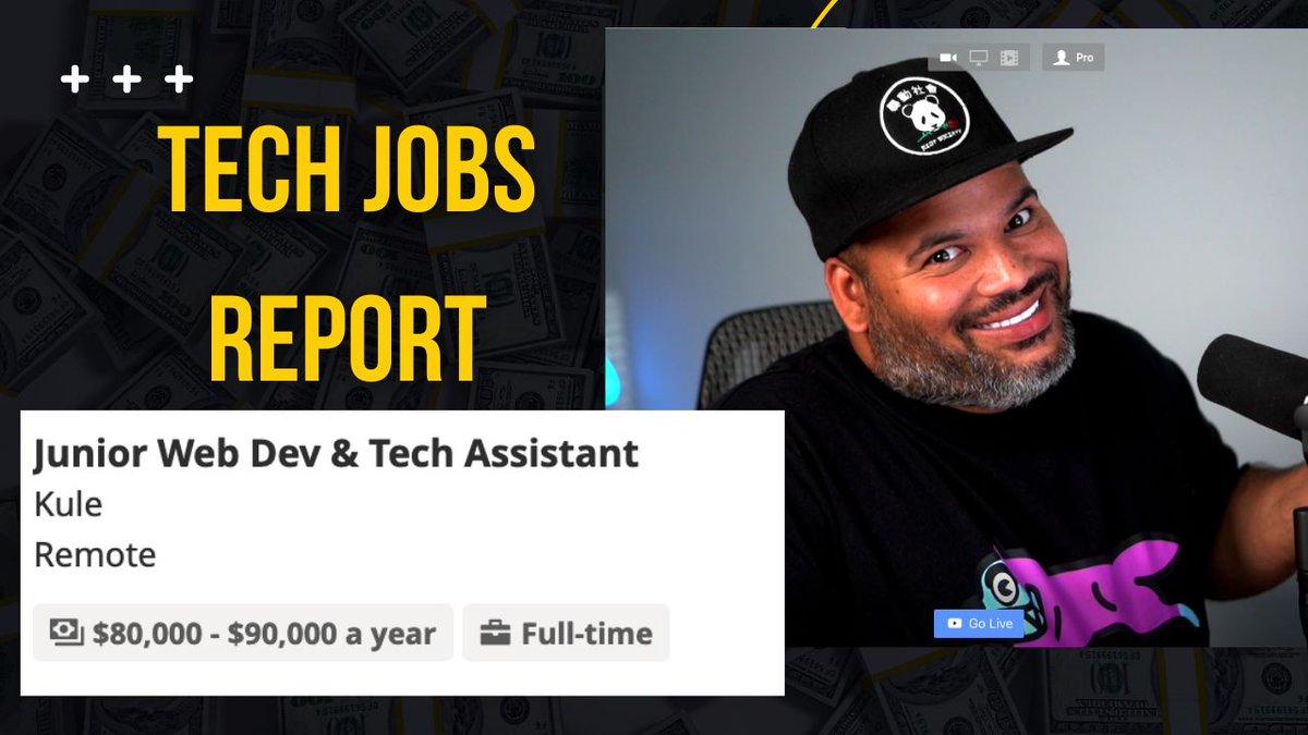 codingphase's tweet photo. Hey Folks 
We going live Tech Jobs Report and Tech Accelerator is back open!!!
https://t.co/Ta6sGDyYmk https://t.co/zi51FKV1Ed