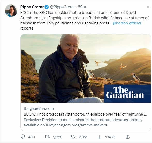 HarryYorke1's tweet photo. Great to see Richard Sharp's impartiality drive in full-swing https://t.co/8JycV0xhl7