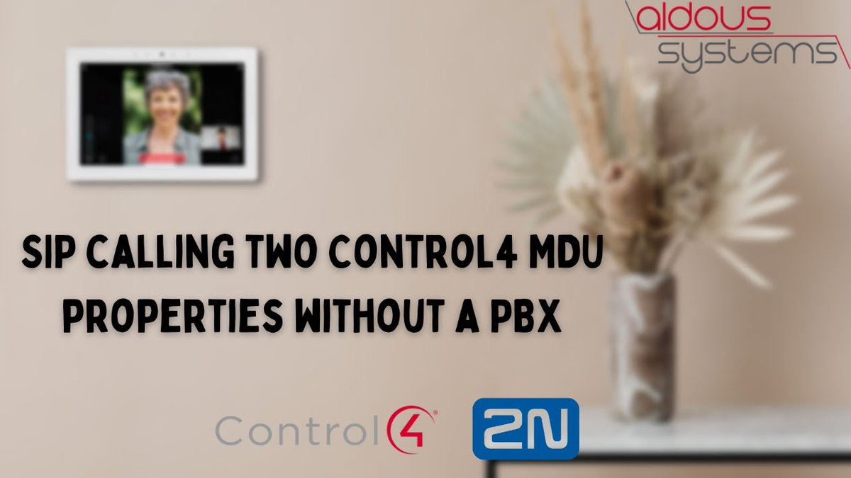 Sam and Ian have been busy on this one, delivering the best 2N support in the industry!  If you want a supplier that goes the extra mile for you, get in touch sales@aldoussystems.co.uk 01296 719582
 
<a href="/2ntelecom/">2N TELEKOMUNIKACE</a> #2ntelecom #intercom #control4 zurl.co/13OA