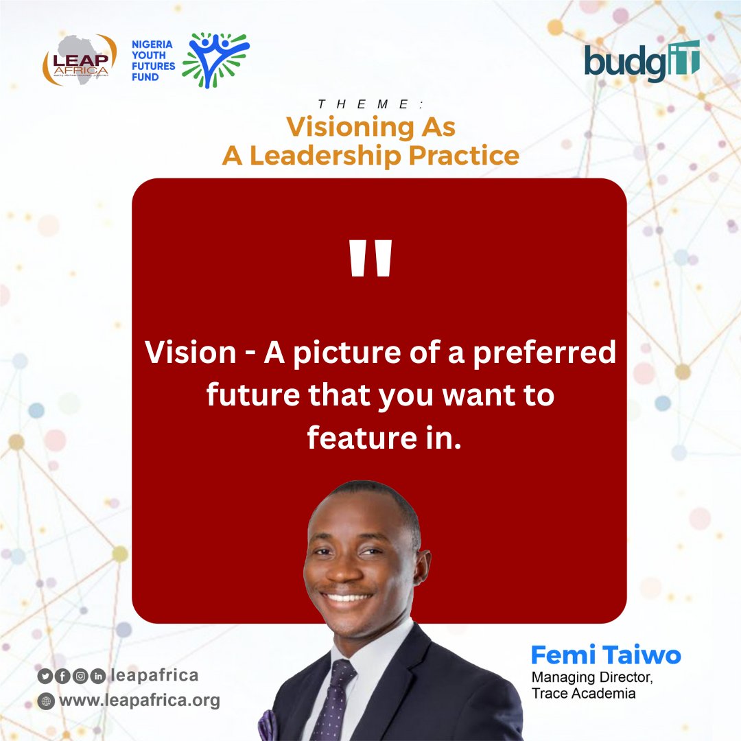 LEAPAfrica's tweet photo. Activities for the 2022/2023 Youth Leadership Development Programme (YLDP) kicked off today with the Live Review Session with the delectable Femi Taiwo, Managing Director, Trace Academia.
Swipe to read some of the nuggets from the session.
#yldp23 #LEAPAfrica #YouthDevelopmen https://t.co/vfBJgLkzBP
