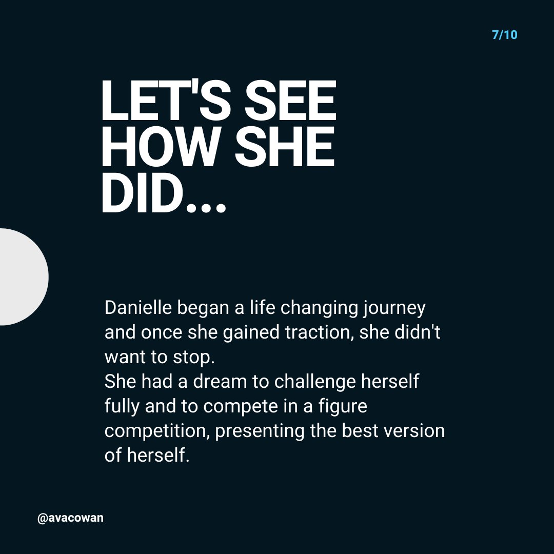 avacowan's tweet image. Continued: Tweet 2 of 3
Be sure to follow me and reach out biolayne.com/coaching/coach…

#competitionprep #figure #fitness #contestprep #weightlossjourney #nevergiveup #neverquit