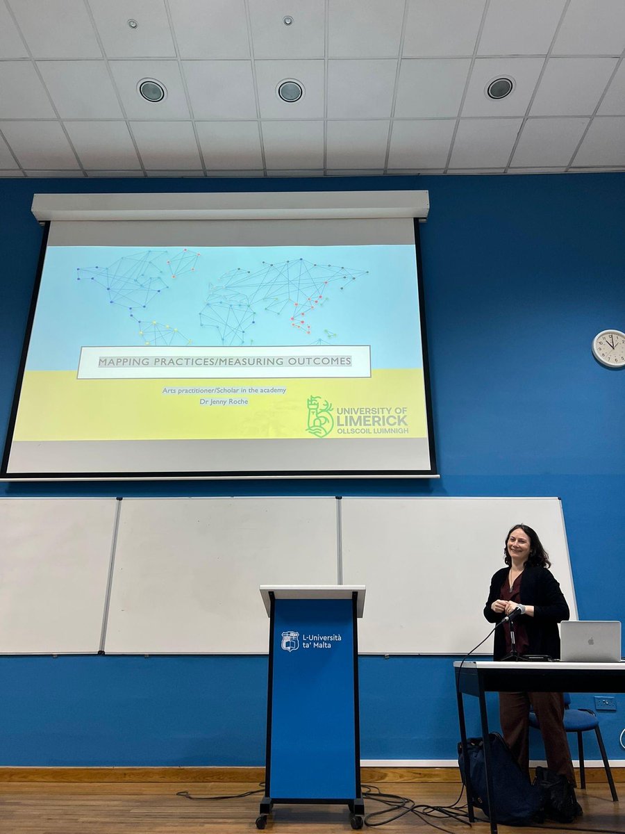 IWorldAcademy's tweet photo. Dr @JennyrocheMail visited the @UniversityMalta this week as part of a Networking Exchange between the two institutions. 

For more information on our BA and MA Contemporary Dance programmes - https://t.co/l9RqAojoT4

@UL @ResearchArtsUL https://t.co/1lSsOcYMc3