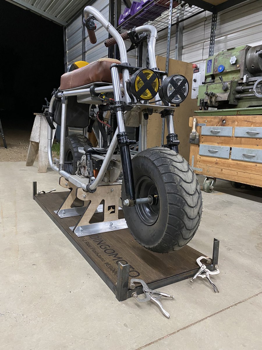 dingomot0's tweet photo. Making up the crate and getting ready to ship out , we wanted the crate itself to be part of the collectible so each crate is numbers as well with  a serial number to match the bike https://t.co/nV8okTwqxu