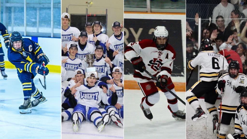 From <a href="/JacketsInsider/">Jeff Svoboda</a>: OHSAA state hockey tournament features familiar faces; The four teams headed to Columbus for this Weekend's games are no strangers to the Final Four: ohiohockeydigest.com/news_article/s… 
<a href="/NVHS_Hockey/">Northview Hockey</a>