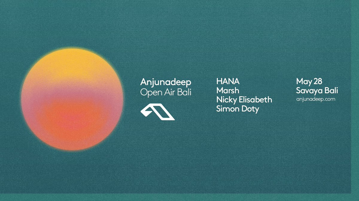 Bali, here we come... 🌴 On May 28, we’re heading back to @savayabali with a stellar Anjunadeep lineup, featuring @HANAtruly, @marshmusician, @NickyElisabeth and @SimonDoty. Tickets are now on sale, get yours here ➜ anjunadeep.co/bali.OTW