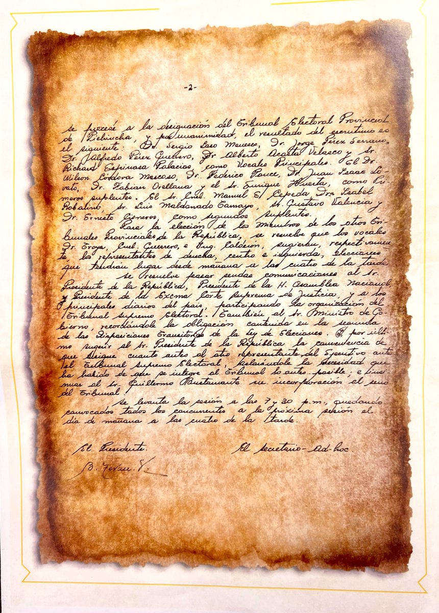 Sant_VallejoVas's tweet photo. El 11 de marzo de 1947 se instaló el Tribunal Supremo Electoral del Ecuador integrado por los doctores Alfonso Troya, José María Egas, Benjamín Terán Varea, Alfonso Calderón y Carlos Guerrero. 
Con sostenidos y bemoles se crea una institución en bien de la democracia. https://t.co/oX3qbWmvK8