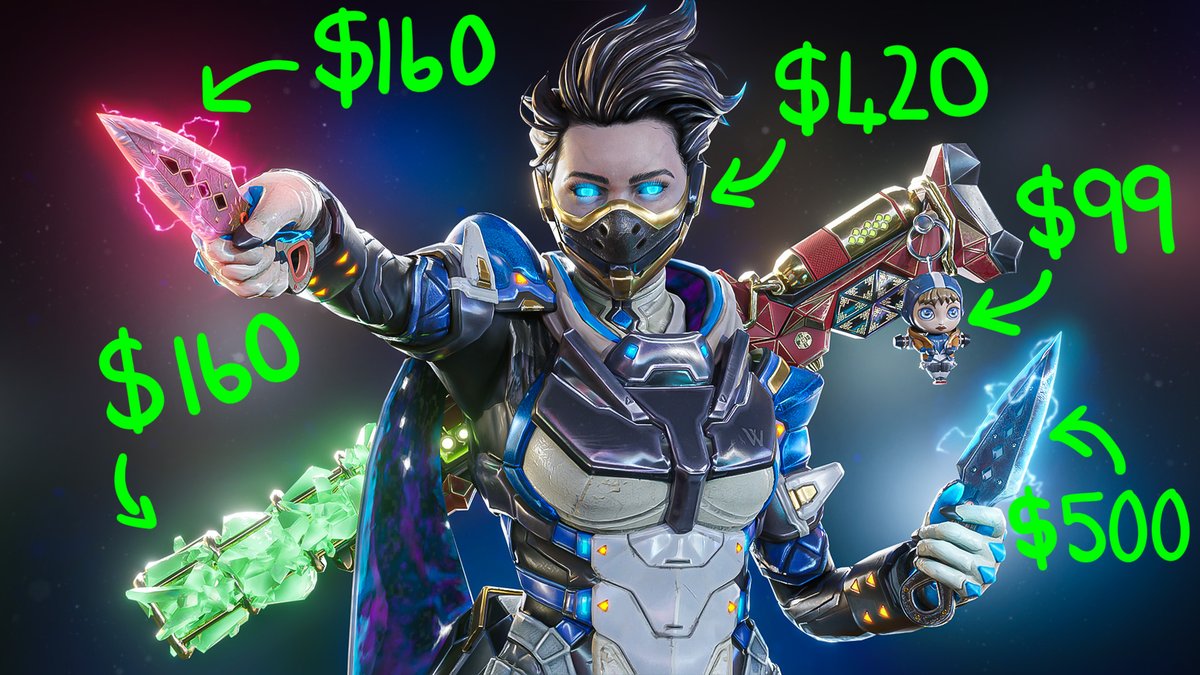 BirnoOCE on Twitter "The MOST EXPENSIVE Game of Apex Legends EVER! Wraith Heirloom x1 Wraith