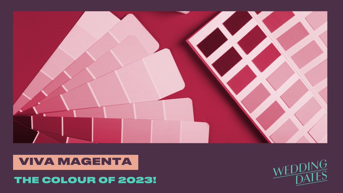 WeddingDates's tweet image. Today's Top Read: The colour of the year for 2023 is Viva Magenta! 

Read all about how you can incorporate this vibrant colour in your wedding:
weddingdates.ie/blog/viva-mage…

#WeGetLove #vivamagenta #colouroftheyear2023 #weddinginspo #weddingtheme #weddings