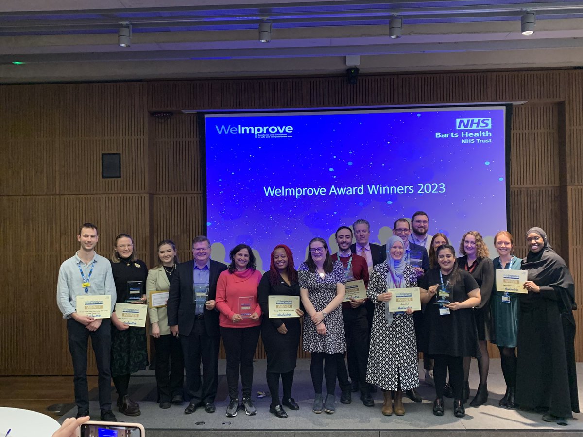 Jubli (@begumjubli) on Twitter photo Congratulations to all our winners of our first WeImprove award! Amazing work!👏👏👏
<a href="/WeImproveBH/">WeImprove Barts Health</a> <a href="/NHSBartsHealth/">Barts Health</a> <a href="/JenLeonard6/">Jen Leonard</a> Congratulations to all our winners of our first WeImprove award! Amazing work!👏👏👏
<a href="/WeImproveBH/">WeImprove Barts Health</a> <a href="/NHSBartsHealth/">Barts Health</a> <a href="/JenLeonard6/">Jen Leonard</a>