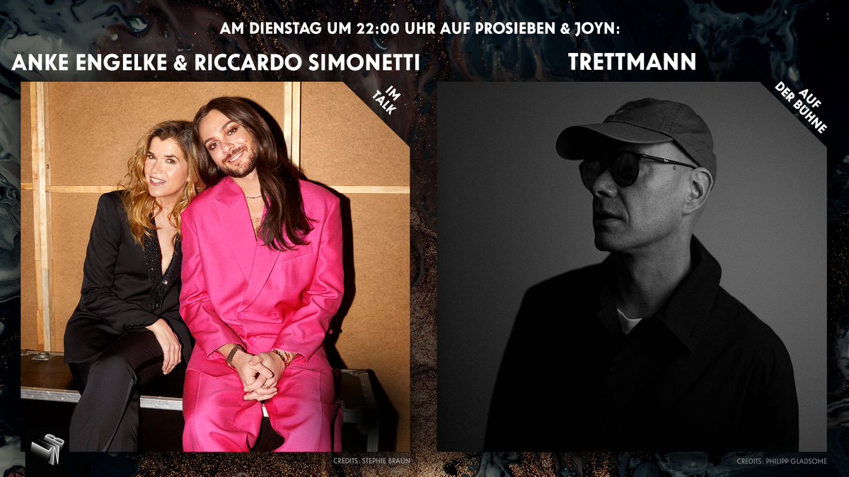 Anke Engelke ist Deutschlands Humor seine Mutter &amp; <a href="/RicciSimonetti/">Riccardo Simonetti</a> ist für mind. 60% allen Glamours in diesem Land verantwortlich. Ihr Podcast: "Quality Time". Logisch. 
Außerdem gibt's die Premiere von Trettmanns Song "Im Loop".
#LateNightBerlin - Dienstag 22:00 Uhr, @prosieben!